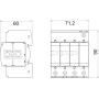 Обмежувач перенапруги 3P+N/PE 50кА 280В клас 2 (С) [5094656] V20-C 3+NPE-280 OBO bettermann