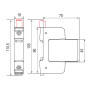Ограничитель перенапряжения 1Р 50кА 300В [2440500] ETITEC M T12 ETI