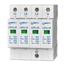 Ограничитель перенапряжения 4P 20кА 380В [NTOPN4S20] ОПН-М (4S) 20кА Новатек-Електро