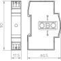 Модуль захисту 3P 2кА 24В AC/DC клас 3 (D) для контрольно-вимірювальних пристроїв [5097607] VF24-AC/DC OBO bettermann