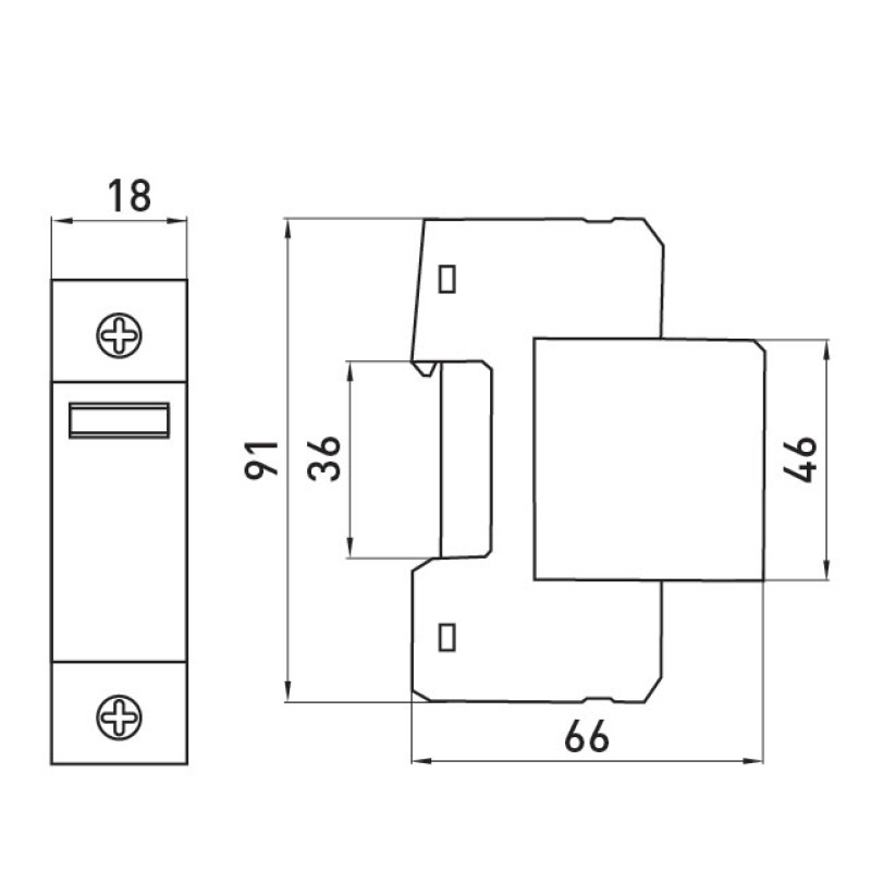Обмежувач перенапруги 1P 60кА 385В клас 1 (B) [p076001] E.NEXT e.pro.spd.1B.385