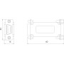 Пристрій захисту ліній передачі даних D-Sub 9Pin 18В DC клас 3 (C1) [5080053] SD9-V24/1 OBO bettermann
