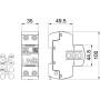 Обмежувач перенапруги 1P 125кА 255В клас 1+2 (B+С) [5096865] MCD 125-B NPE OBO bettermann