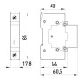 Обмежувач перенапруги 1Р 100кА 230В [i0330003] e.industrial.surge.spi.100.npe E.NEXT
