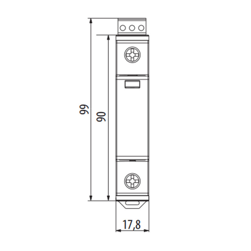 Ограничитель перенапряжения 1Р 40кА 275В [2440393] ETITEC C T2 ETI