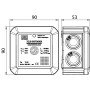 Пристрій кобінованого захисту TD-4/I для систем ISDN і DSL 4P 12,5кА 170В клас 1+2+3 (D1+C2+C1) [5081690] TD-4/I OBO bettermann
