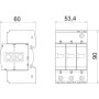 Обмежувач перенапруги 3P 90кА 385В клас 1+2 (B+С) [5094437] V25-B+C 3-385 OBO bettermann