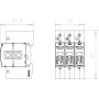 Обмежувач перенапруги 3P 50кА 900В DC клас 1+2 (B+С) (PV систем) [5097447] V25-B+C 3-PH900 OBO bettermann