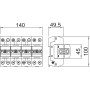 Обмежувач перенапруги 3P+N/PE 125кА 255В клас 1 (B) [5096878] MC 50-B 3+1 OBO bettermann
