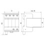 Обмежувач перенапруги 4Р 65кА 300В [2440550] ETITEC SM T12 ETI