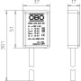 Обмежувач перенапруги 1P+N/PE 20кА 255В клас 3 (D) IP65 [5092478] ÜSM-LED 230 OBO bettermann