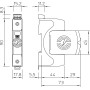 Обмежувач перенапруги 1P 40кА 280В клас 2 (С) з FS контактом [5095281] V20-1+FS-280 OBO bettermann