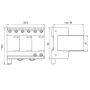Обмежувач перенапруги 3Р 65кА 300В [2440560] ETITEC SM T12 ETI