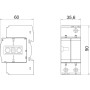 Обмежувач перенапруги 1P+N/PE 20кА 280В клас 2+3 (C+D) [5093418] V10-C 1+NPE-280 OBO bettermann