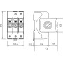 Обмежувач перенапруги 3P 120кА 320В клас 2 (С) [5095173] V20-3-320 OBO bettermann