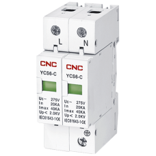Ограничитель перенапряжения 1P+N 40кА 275В [Б00029527] YCS6-C CNC