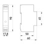 Ограничитель перенапряжения 1Р 5кА 280В [92.024] e.RPOD E.NEXT