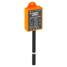 Ограничитель перенапряжения для LED-систем 1P+N/PE 20кА 255В класс 2+3 (C+D) IP65 [5092433] ÜSM-20-230 PE OBO bettermann