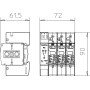 Обмежувач перенапруги 3P 50кА 600В DC клас 1+2 (B+С) з FS контактом (PV систем) [5093625] V50-B+C 3PHFS600 OBO bettermann