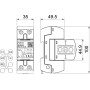 Обмежувач перенапруги 1P 50кА 255В клас 1+2 (B+С) [5096852] MCD 50-B OS OBO bettermann