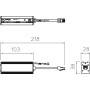 Ограничитель перенапряжения D/CAT 5 RJ45 8(8) 7,5кА 6В DC класс 2+3 (C2+C1) [5081990] RJ45 S-ATM 8-F OBO bettermann