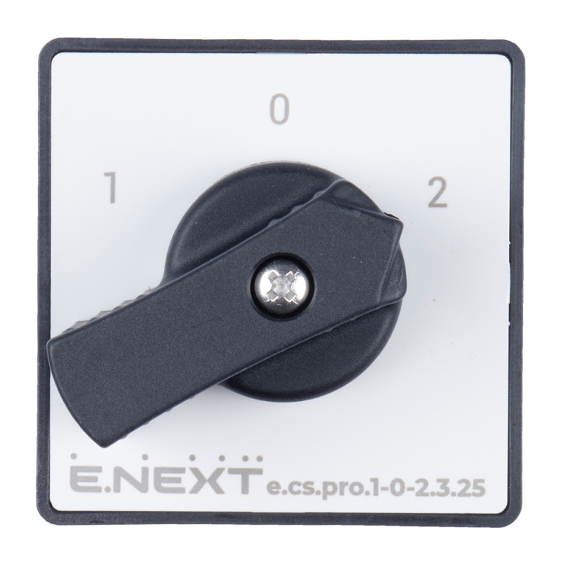 Пакетный переключатель "1-0-2" 3P 25A 440V [p093032] E.NEXT e.cs.pro.1-0-2.3.25