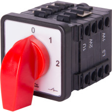 Пакетный переключатель "0-1-2" 4P 16A 400V [8321-200] LK16/4.322-ZP/45 E.NEXT
