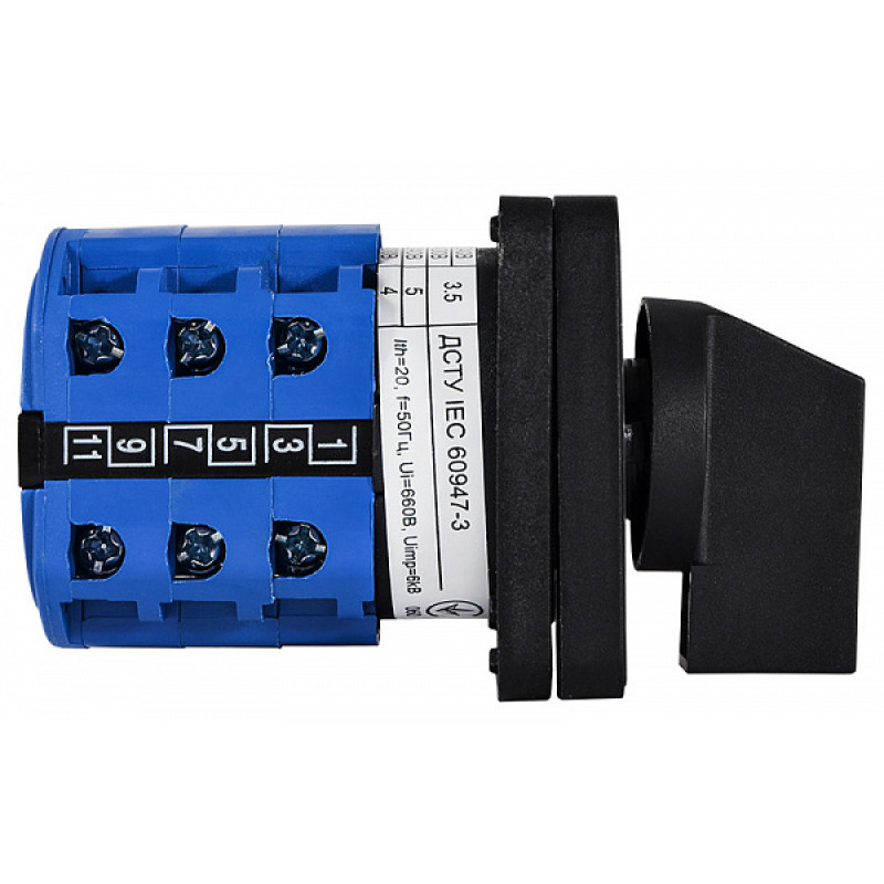 Пакетный переключатель "1-0-2" 3P 20A 400V [A0110010054] ПКП SBI 20A/3.833 АСКО