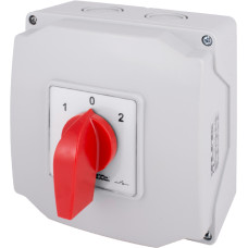 Пакетный переключатель "1-0-2" 3P 40A 400V в корпусе [8634-200] LK40/3.323-ОВ/45 E.NEXT