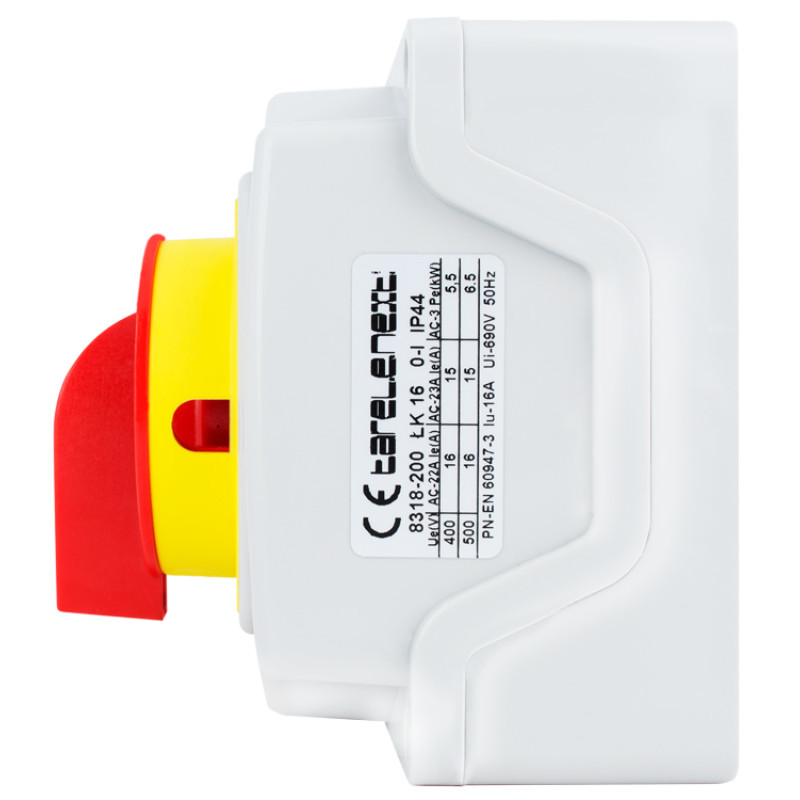 Пакетный переключатель "0-1" 3P 16A 400V в корпусе [8318-200] LK16/2.211-ОК/45 E.NEXT