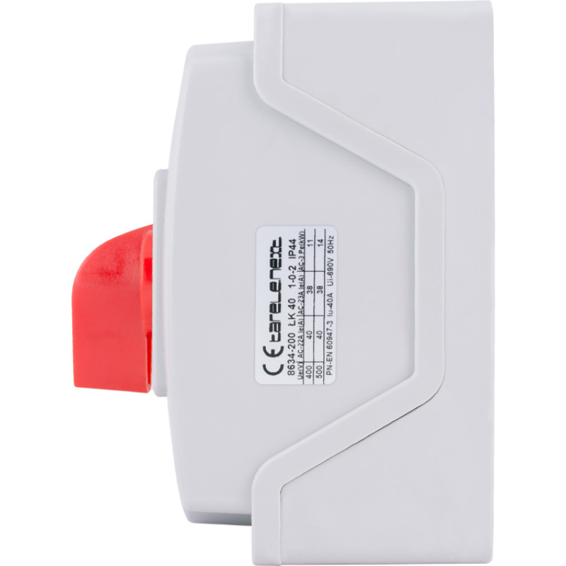 Пакетный переключатель "1-0-2" 3P 40A 400V в корпусе [8634-200] LK40/3.323-ОВ/45 E.NEXT