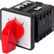 Пакетный переключатель "0-1-2" 4P 63A 400V на DIN рейку [8827-200] LK63/4.322-SP/45 E.NEXT