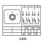 Пакетный переключатель "1-0-2" 3P 63A 400V [A0110010026] ПКП Е9 63А/3.833 АСКО