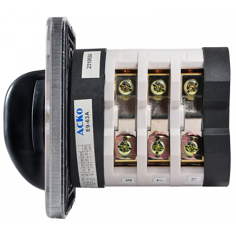Пакетный переключатель "1-0-2" 3P 63A 400V [A0110010026] ПКП Е9 63А/3.833 АСКО