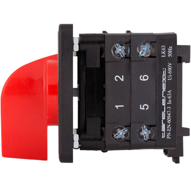 Пакетный переключатель "0-1" 3P 63A 400V на DIN рейку [8817-200] LK63/2.211-SP/45 E.NEXT