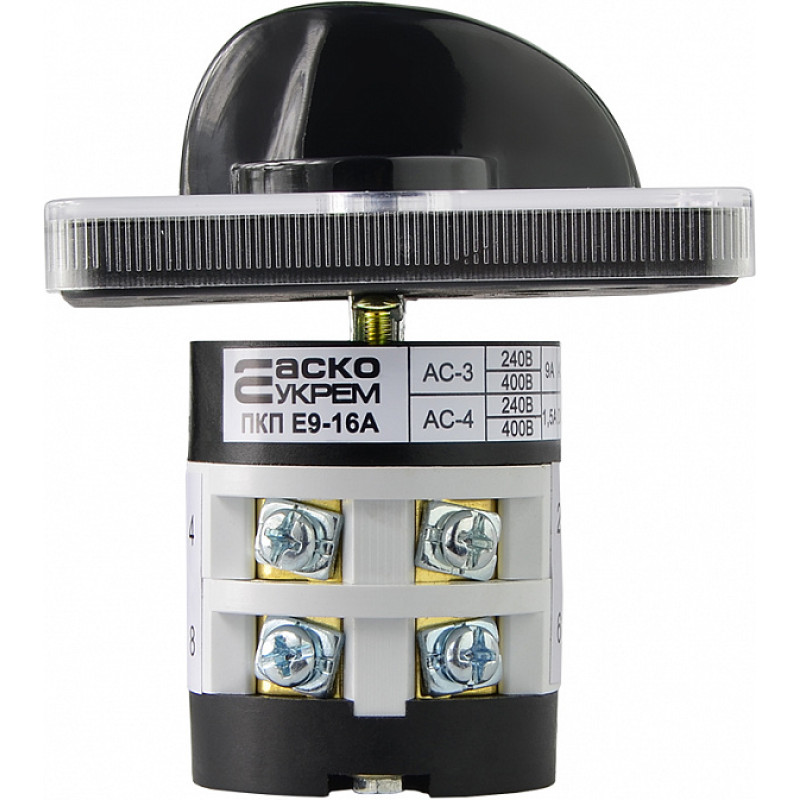 Пакетний перемикач "1-0-2" 2P 16A 400V [A0110010004] ПКП Е9 16А/2.832 АСКО
