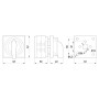 Пакетный переключатель "0-1" 3P 63A 400V [8815-200] LK63/2.211-ZК/45 E.NEXT