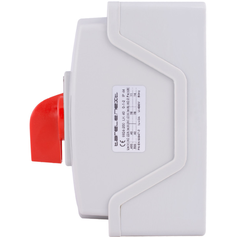 Пакетный переключатель "0-1-2" 4P 63A 400V в корпусе [8824-200] LK63/4.322-ОВ/45 E.NEXT