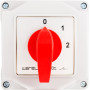 Пакетный переключатель "0-1-2" 4P 25A 400V в корпусе [8424-200] LK25/4.322-ОВ/45 E.NEXT