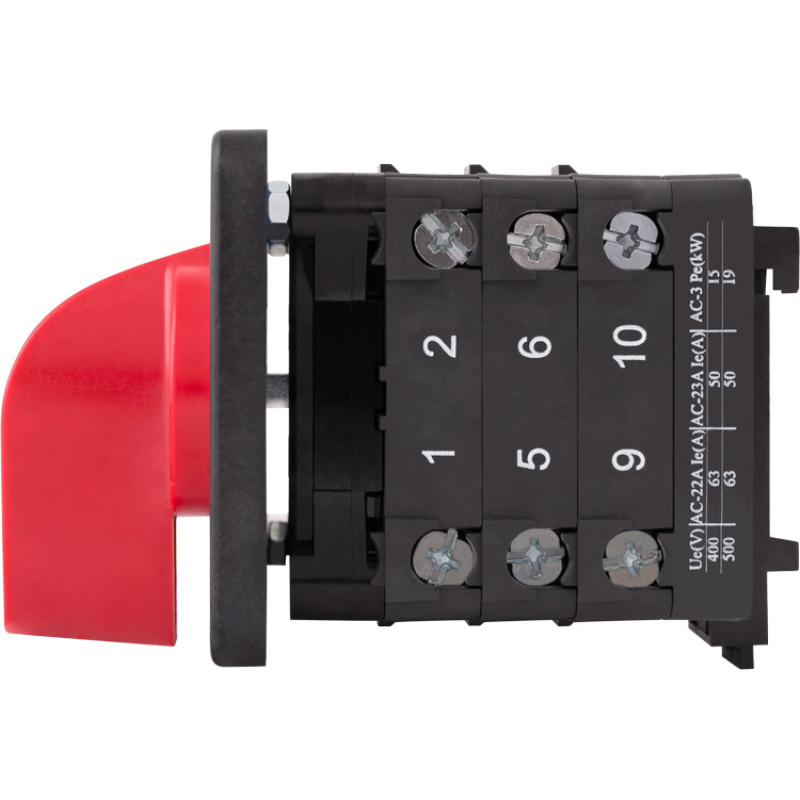 Пакетный переключатель "1-0-2" 3P 63A 400V на DIN рейку [8837-200] LK63/3.323-SP/45 E.NEXT