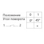 Пакетный переключатель "0-1" 1P 10A 400V [425058] LW32-10/C01/1 CHINT