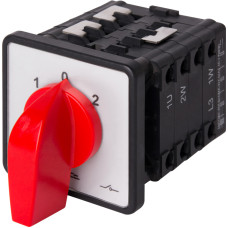 Пакетный переключатель "1-0-2" 3P 63A 400V на DIN рейку [8837-200] LK63/3.323-SP/45 E.NEXT