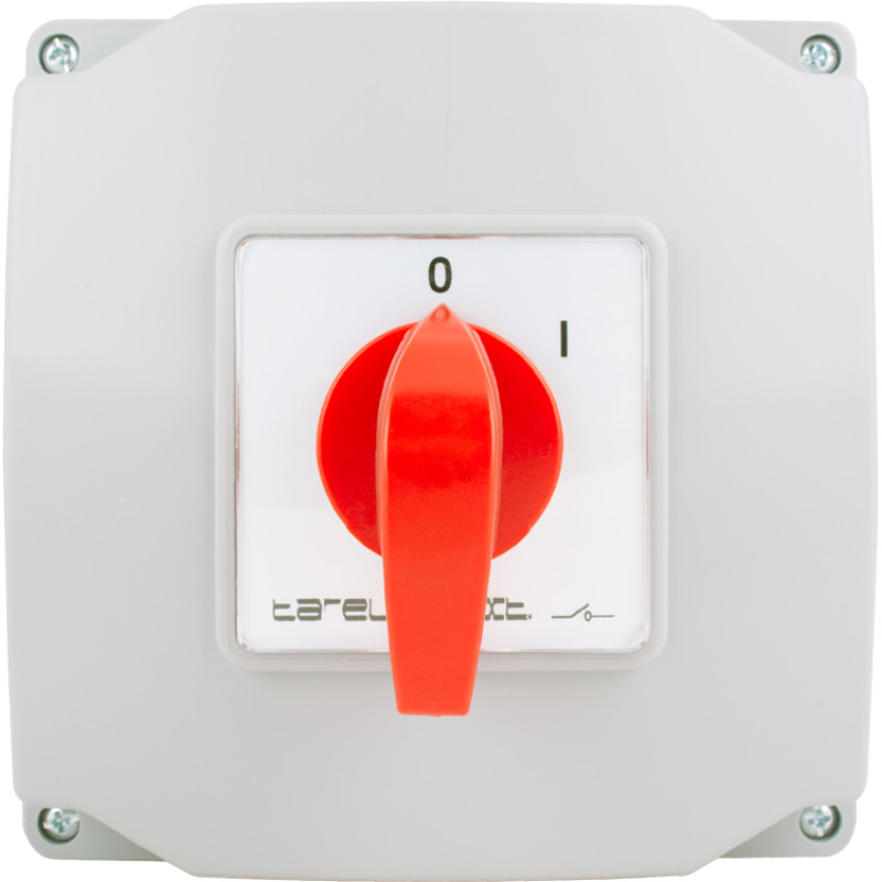 Пакетный переключатель "0-1" 3P 63A 400V в корпусе [8814-200] LK63/2.211-ОВ/45 E.NEXT