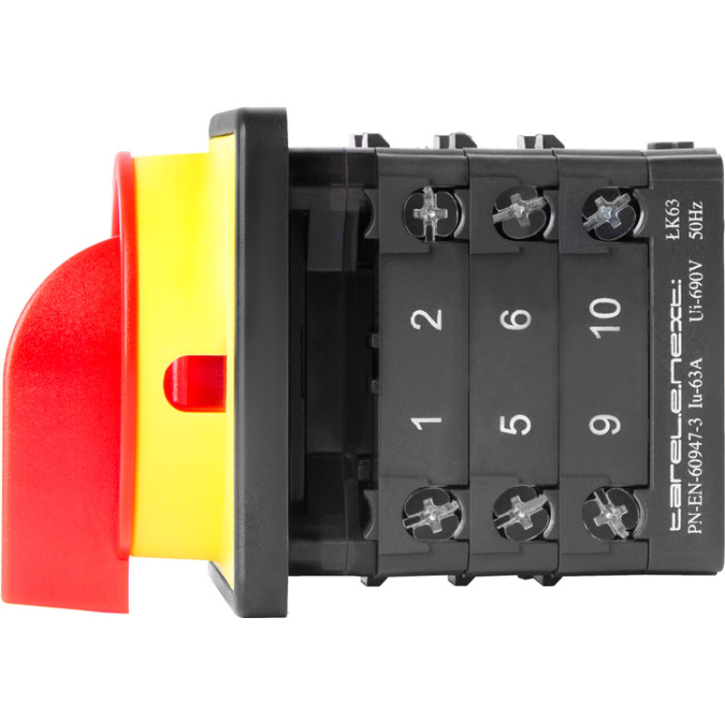 Пакетный переключатель "1-0-2" 3P 63A 400V [8835-200] LK63/3.323-ZК/45 E.NEXT