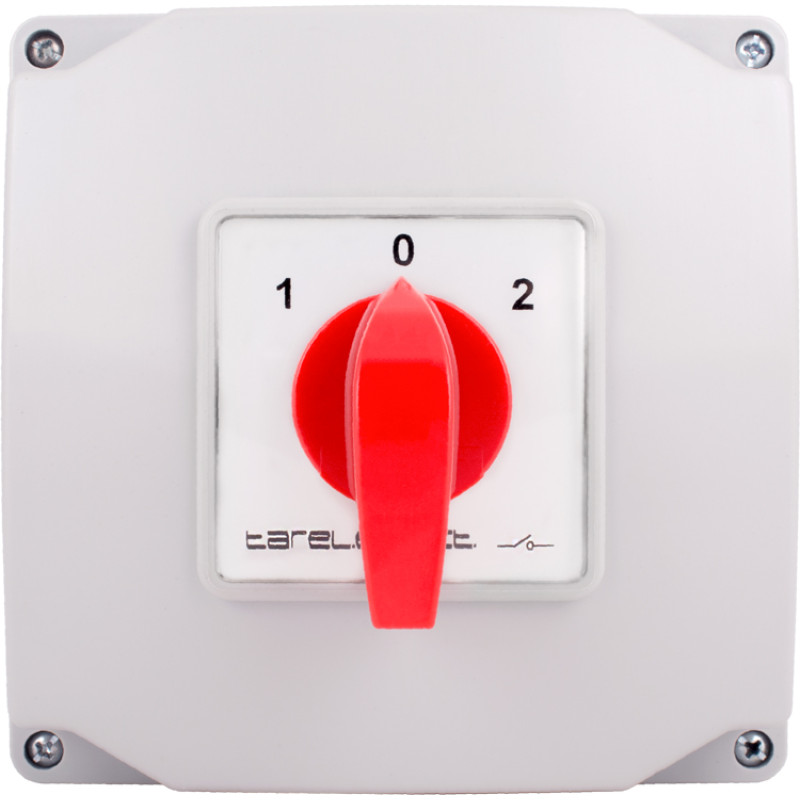 Пакетный переключатель "1-0-2" 3P 63A 400V в корпусе [8834-200] LK63/3.323-ОВ/45 E.NEXT