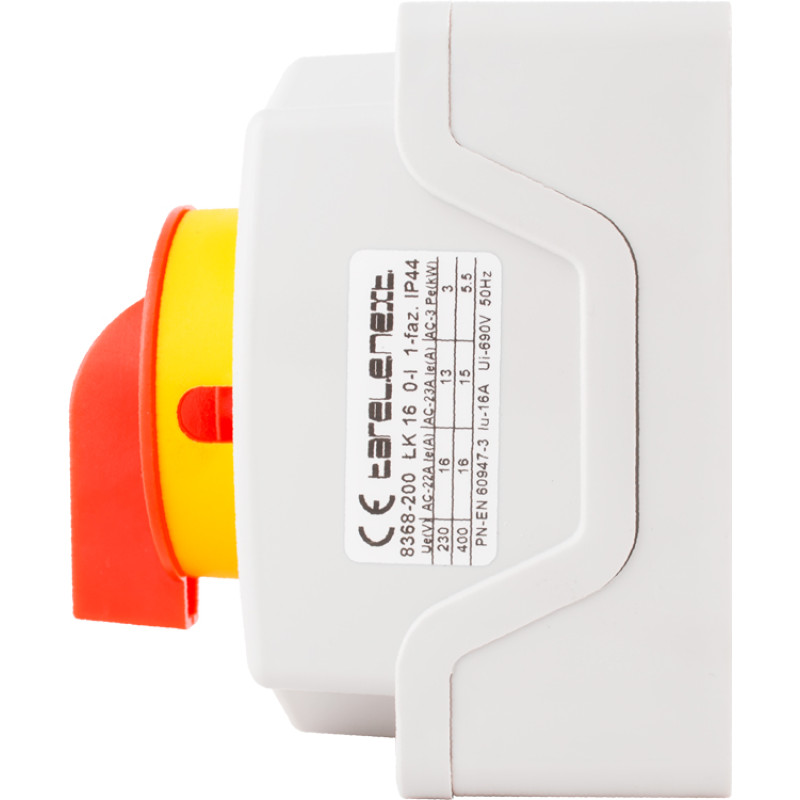 Пакетный переключатель "0-1" 1P 16A 400V в корпусе [8368-200] LK16/1.216-ОК/45 E.NEXT