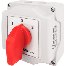 Пакетный переключатель "1-0-2" 3P 25A 400V в корпусе [8434-200] LK25/3.323-ОВ/45 E.NEXT