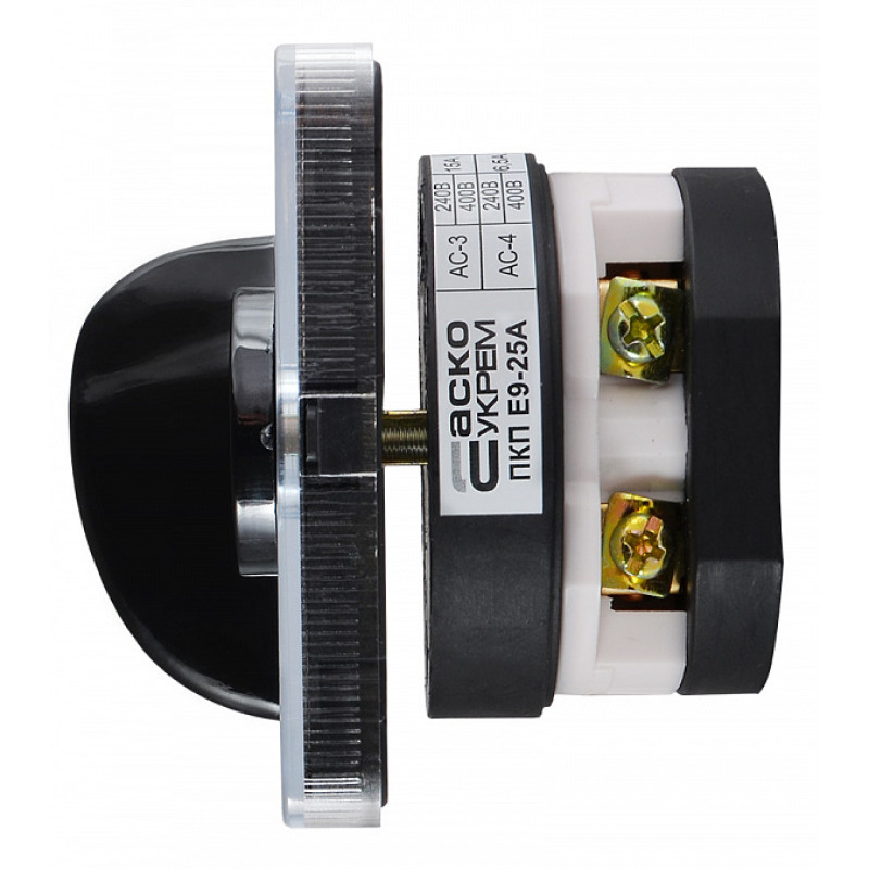 Пакетний перемикач "0-1" 2P 25A 400V [A0110010009] ПКП Е9 25А/1.822 АСКО