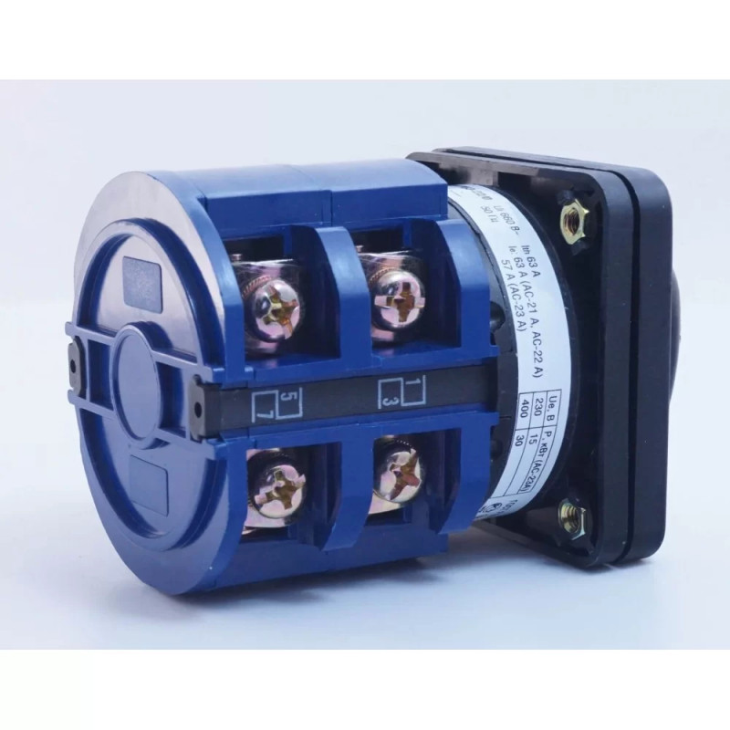 Пакетный переключатель "1-2" 2P 63A 400V [BCS12-063-3] ПКП63-22/О УЕК
