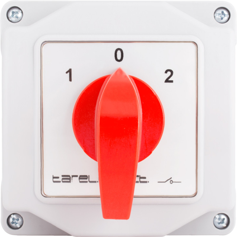 Пакетный переключатель "1-0-2" 3P 25A 400V в корпусе [8434-200] LK25/3.323-ОВ/45 E.NEXT